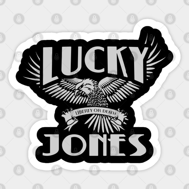 Lucky Jones Eagle Sticker by ShredBeard